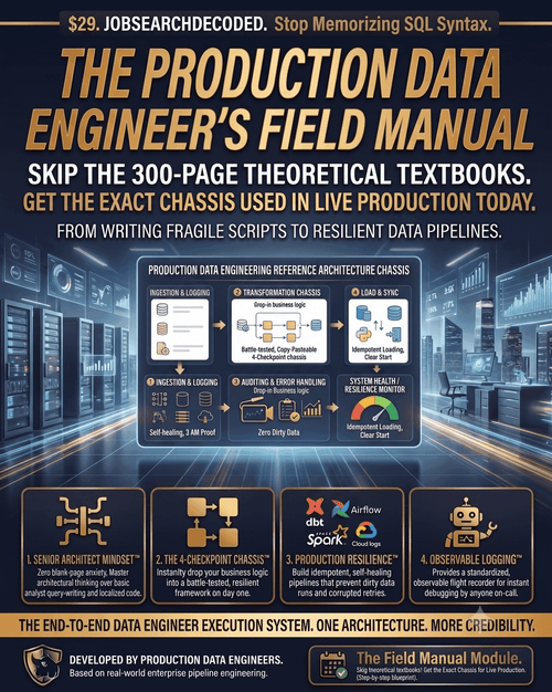 The Production Data Engineer’s Field Manual - My Store